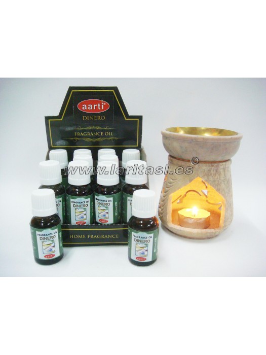 Aceite perfumado Aarti Dinero 15ml (pack 12)